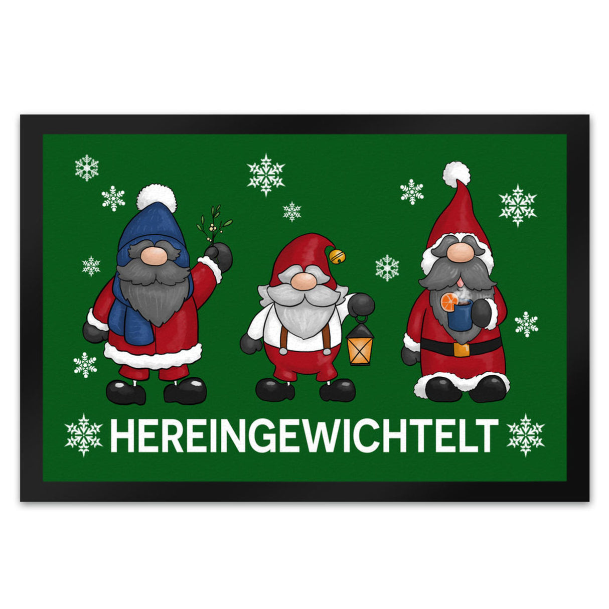 Hereingewichtelt Weihnachtswichtel Fußmatte