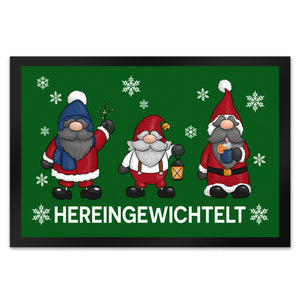 Hereingewichtelt Weihnachtswichtel Fußmatte