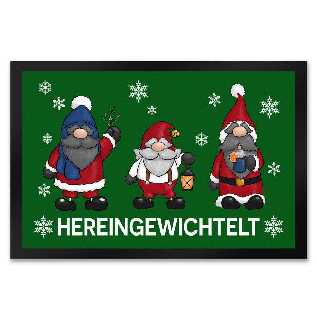 Hereingewichtelt Weihnachtswichtel Fußmatte