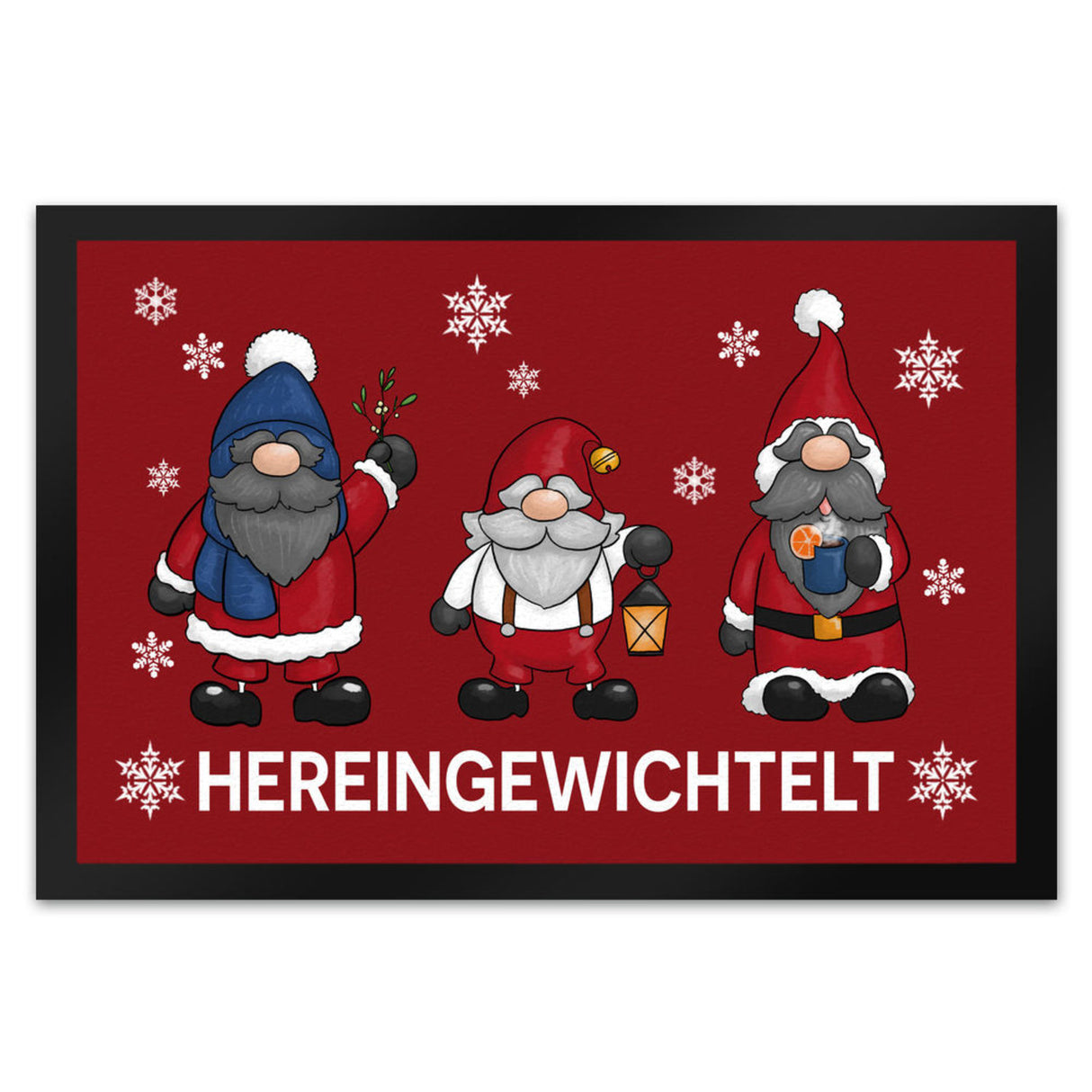 Hereingewichtelt Weihnachtswichtel Fußmatte