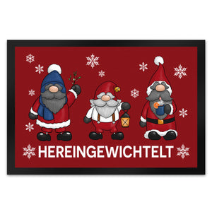 Hereingewichtelt Weihnachtswichtel Fußmatte