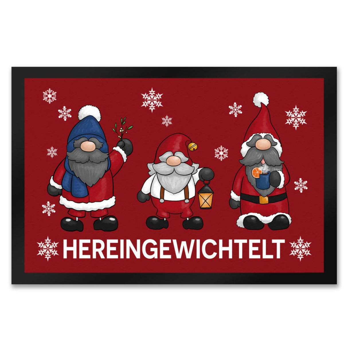 Hereingewichtelt Weihnachtswichtel Fußmatte