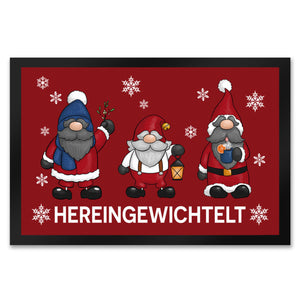 Hereingewichtelt Weihnachtswichtel Fußmatte
