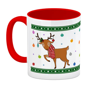 Süßes Weihnachtsrentier Weihnachten Kaffeebecher