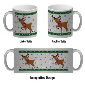 Süßes Weihnachtsrentier Weihnachten Kaffeebecher
