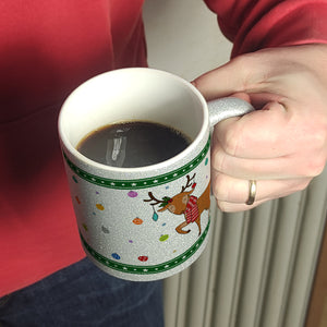 Süßes Weihnachtsrentier Weihnachten Kaffeebecher