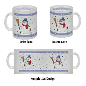 Süßer Schneemann Weihnachten Kaffeebecher