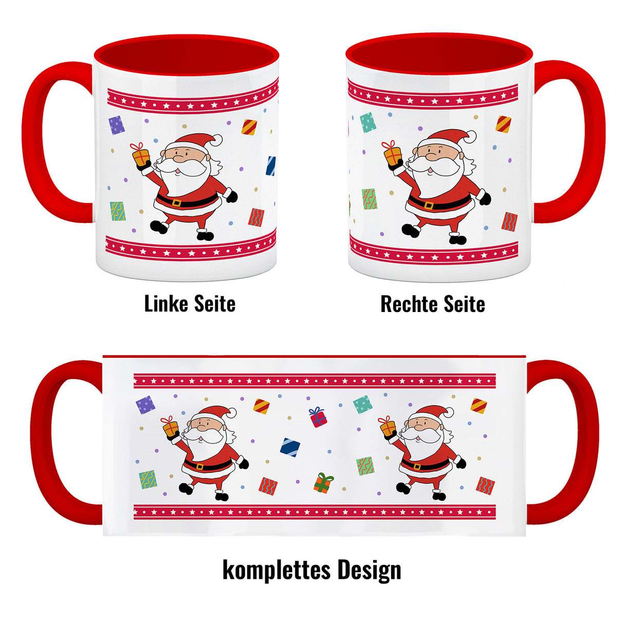 Weihnachtsmann Weihnachten Kaffeebecher
