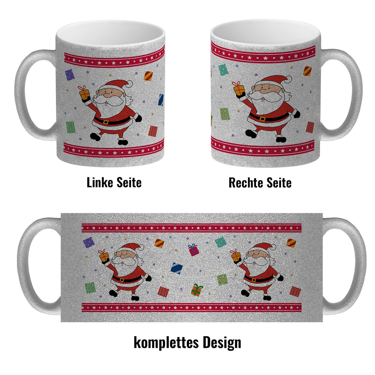 Weihnachtsmann Weihnachten Kaffeebecher
