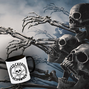 Zocker sterben nicht sie respawnen Totenkopf Kaffeebecher