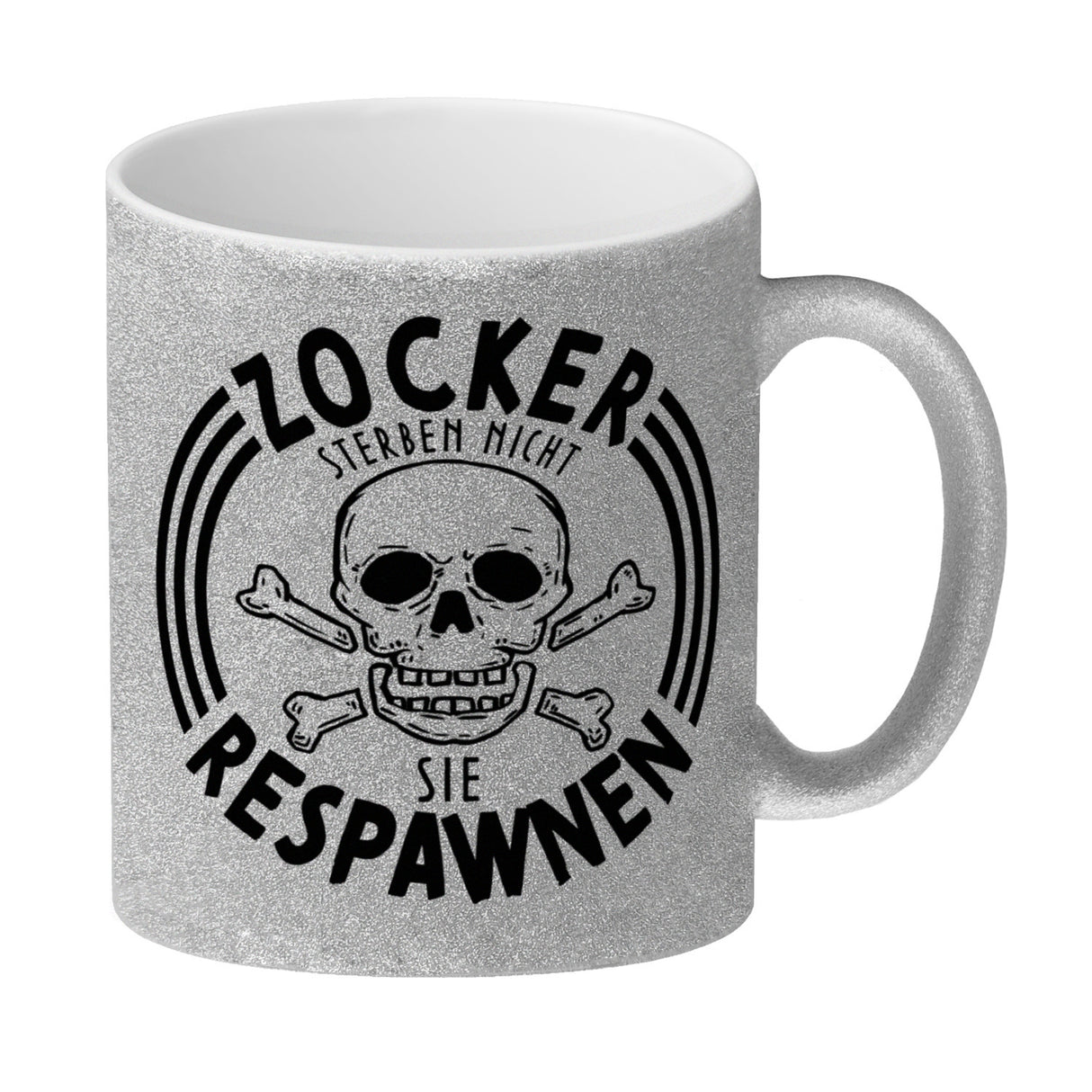 Zocker sterben nicht sie respawnen Totenkopf Kaffeebecher