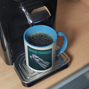Space Cowboy Raumschiff Kaffeebecher