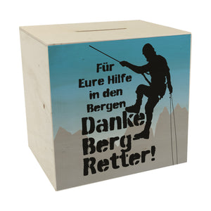 Danke an die Bergretter Spardose