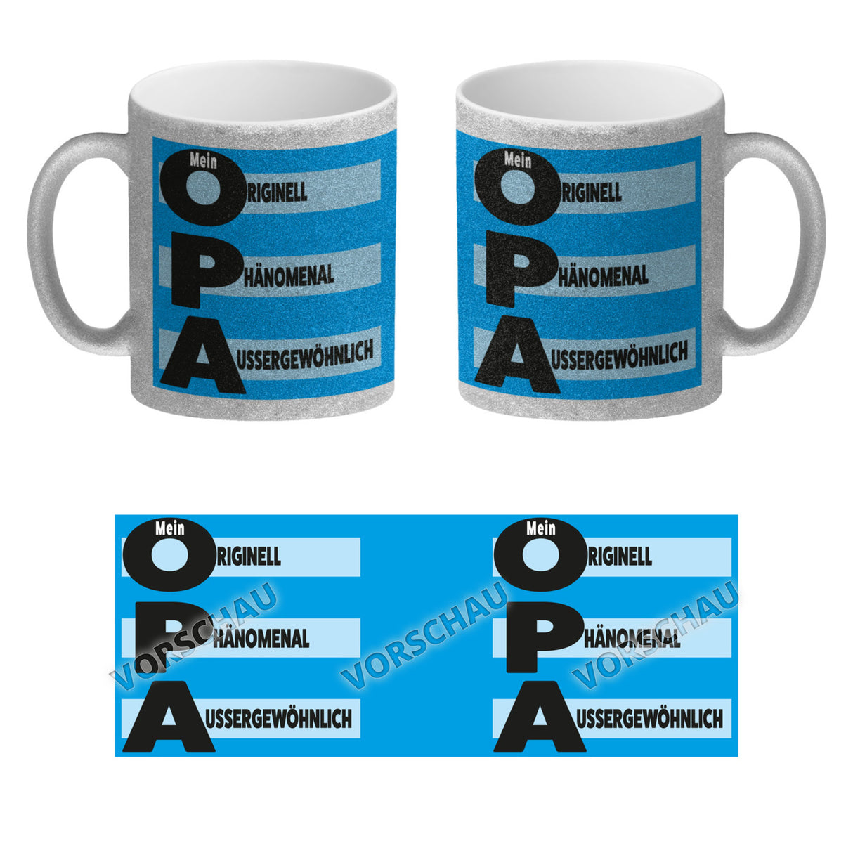 Mein Opa - Originell Phänomenal Außergewöhnlich Kaffeebecher