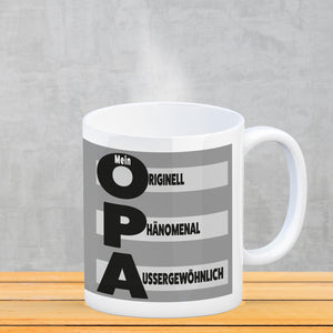Mein Opa - Originell Phänomenal Außergewöhnlich Kaffeebecher