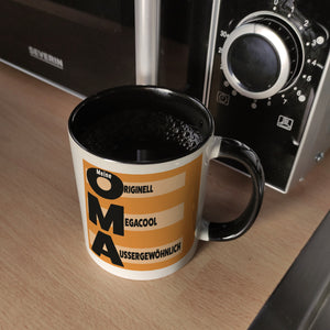 Meine Oma - Originell Megacool Außergewöhnlich Kaffeebecher in orange