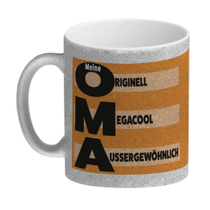 Meine Oma - Originell Megacool Außergewöhnlich Kaffeebecher in orange