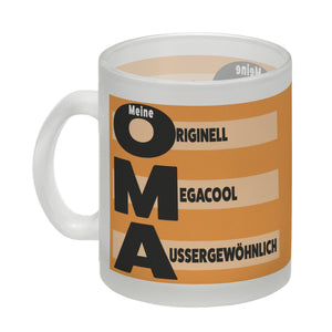 Meine Oma - Originell Megacool Außergewöhnlich Kaffeebecher in orange
