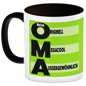 Meine Oma - Originell Megacool Außergewöhnlich Kaffeebecher in orange