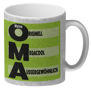 Meine Oma - Originell Megacool Außergewöhnlich Kaffeebecher in orange