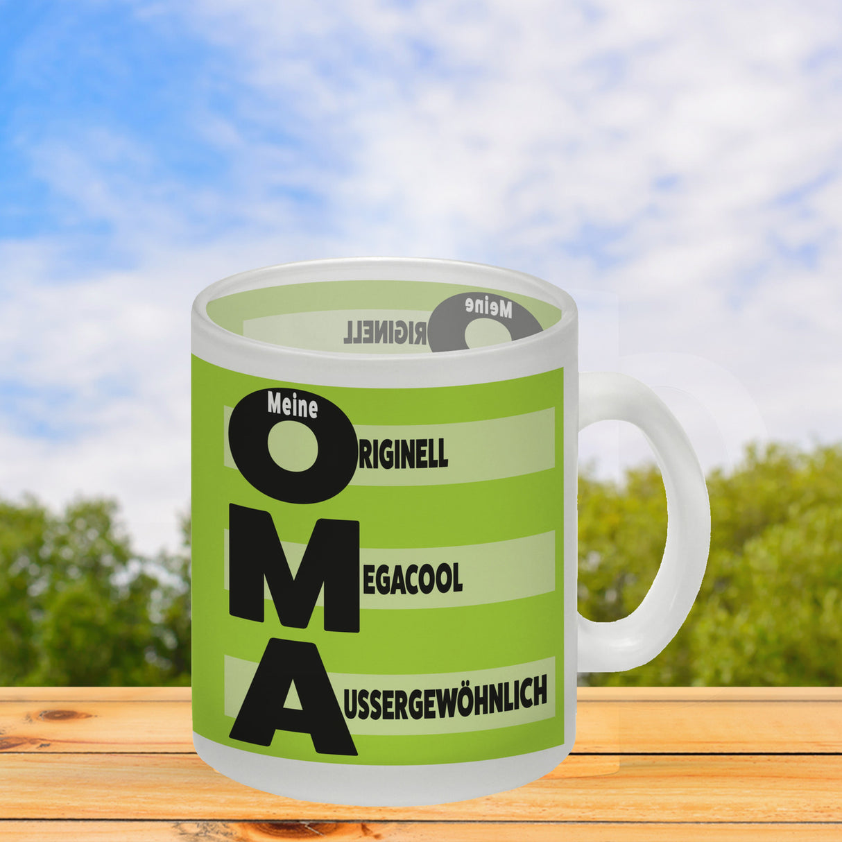 Meine Oma - Originell Megacool Außergewöhnlich Kaffeebecher in orange