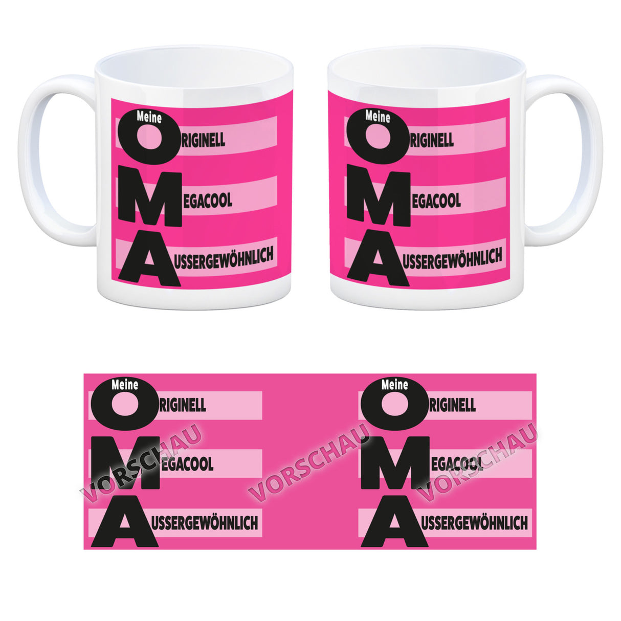 Meine Oma - Originell Megacool Außergewöhnlich Kaffeebecher in orange