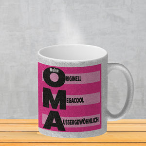 Meine Oma - Originell Megacool Außergewöhnlich Kaffeebecher in orange
