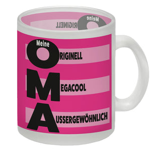 Meine Oma - Originell Megacool Außergewöhnlich Kaffeebecher in orange