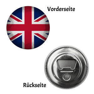 Großbritannien Flagge Magnet rund