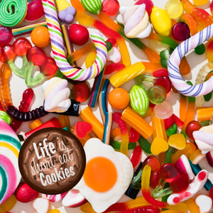 Life is short eat Cookies Kühlschrankmagnet