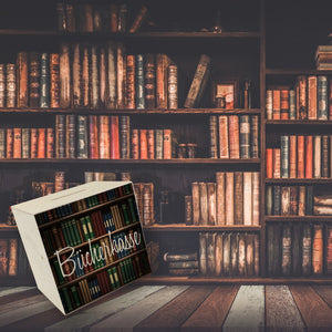 Bücherkasse Spardose für Leseratten