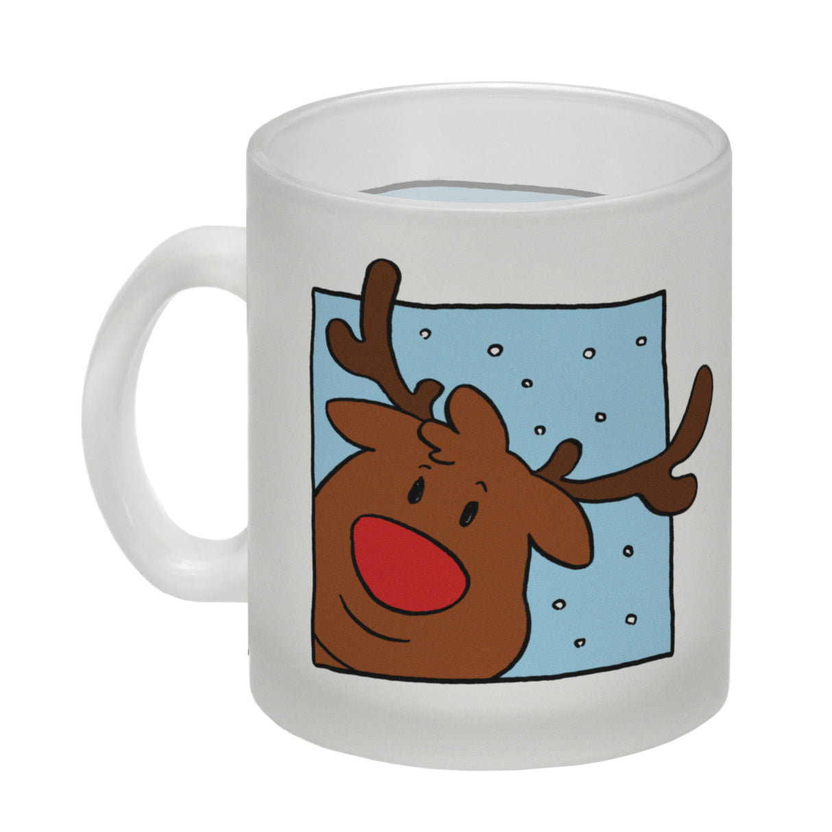 Rentier & Weihnachtsmann Kaffeebecher