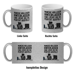 Manche Kollegen hinterlassen eine Lücke… Kaffeebecher