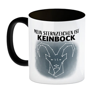 Mein Sternzeichen ist Keinbock Sternbild Kaffeebecher