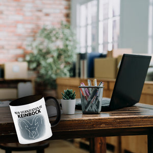 Mein Sternzeichen ist Keinbock Sternbild Kaffeebecher