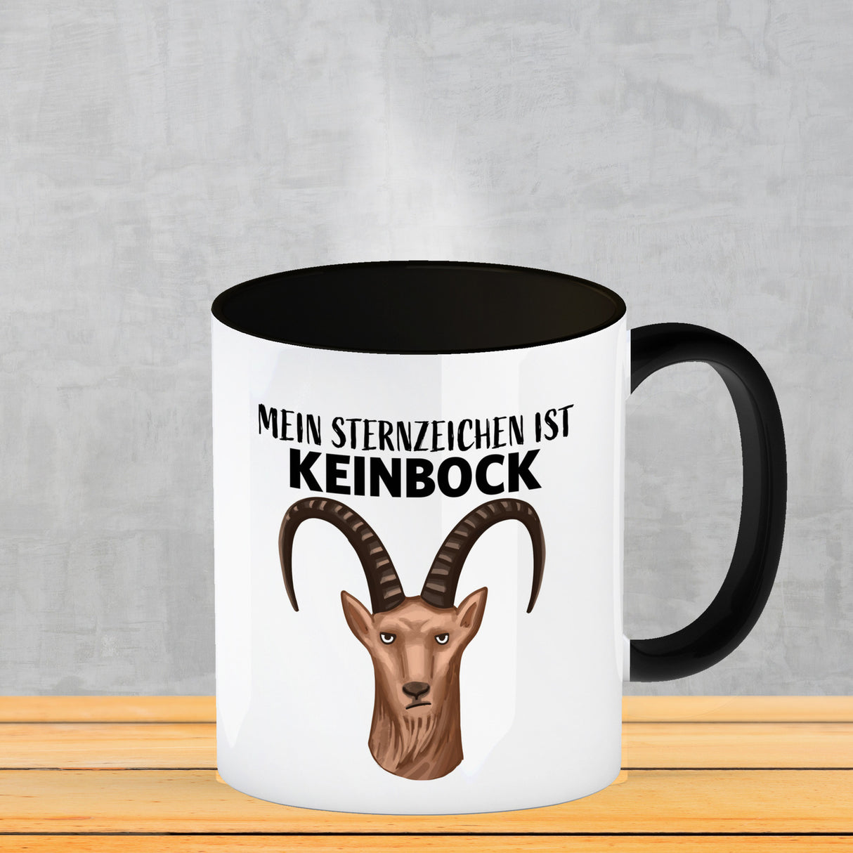 Mein Sternzeichen ist Keinbock Sternbild Kaffeebecher