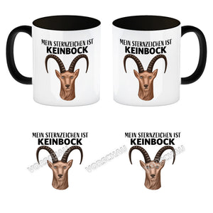 Mein Sternzeichen ist Keinbock Sternbild Kaffeebecher