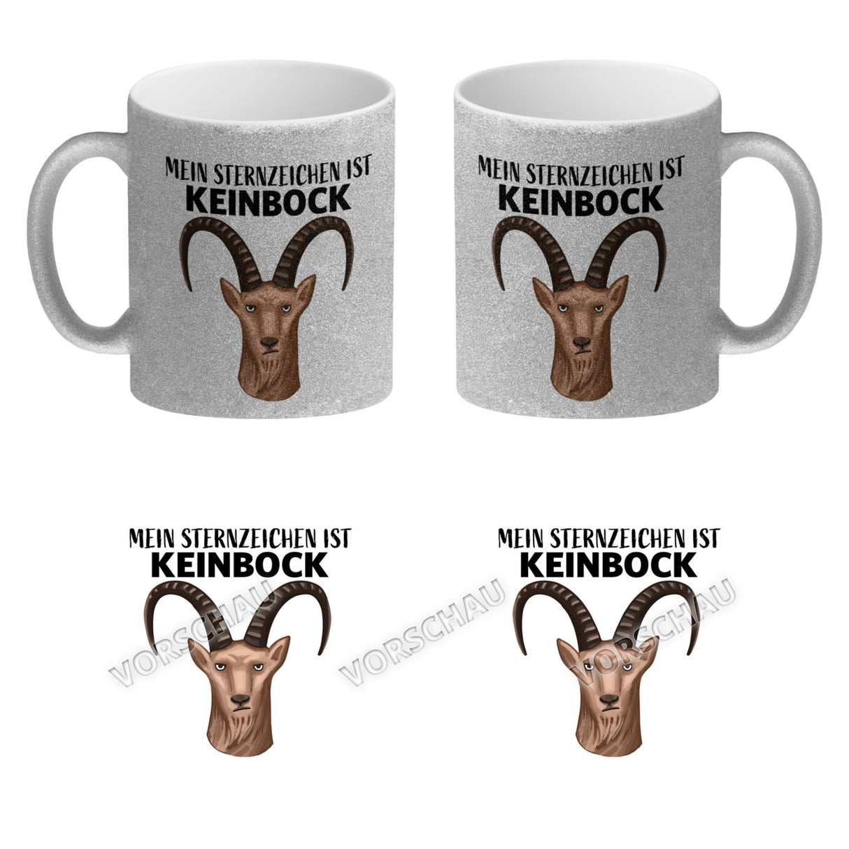 Mein Sternzeichen ist Keinbock Sternbild Kaffeebecher