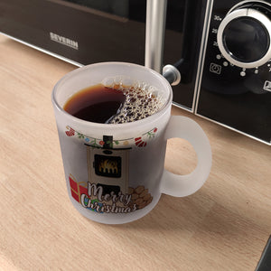 Merry Christmas Holzofen Kaffeebecher für Weihnachten