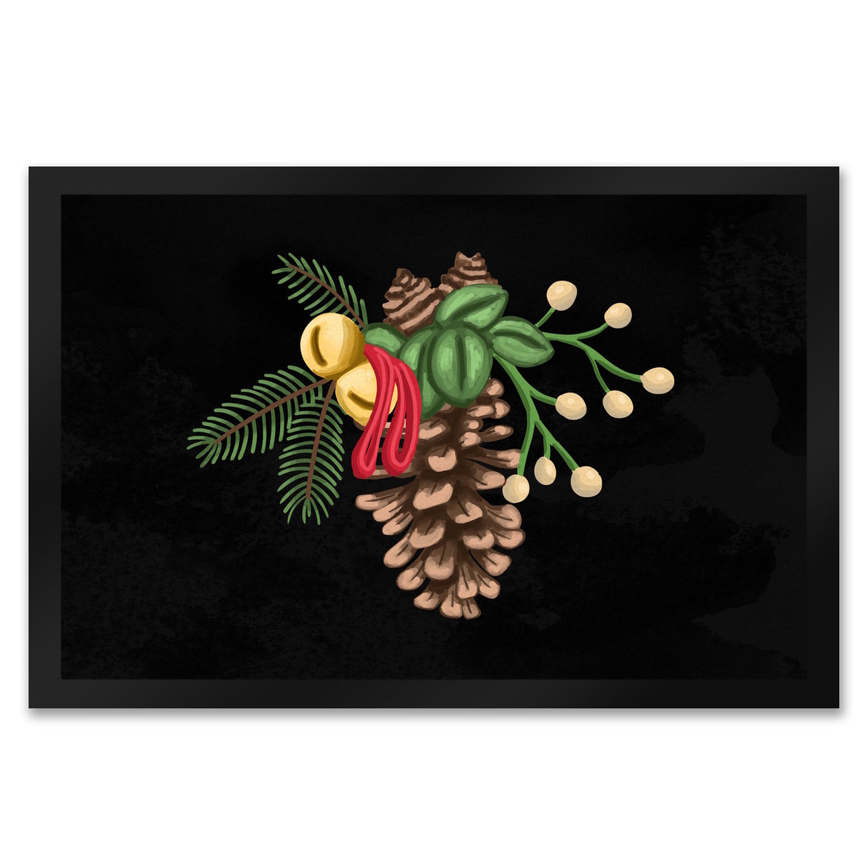 Tannenzapfen Weihnachtsdekoration Fußmatte