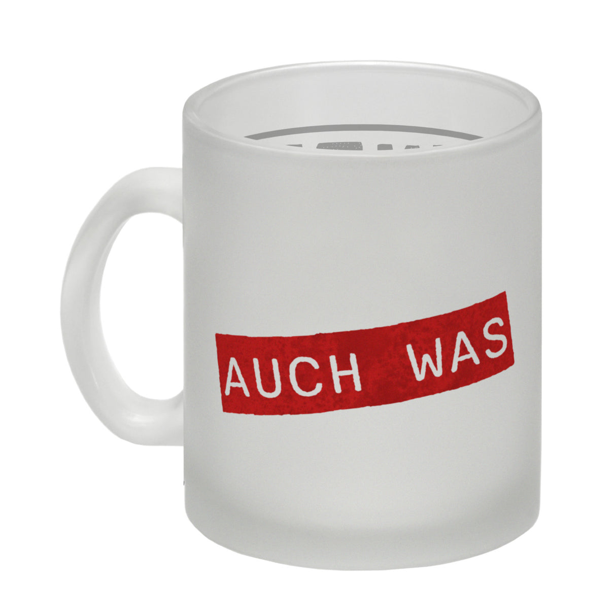 Hinten steht auch was Kaffeebecher