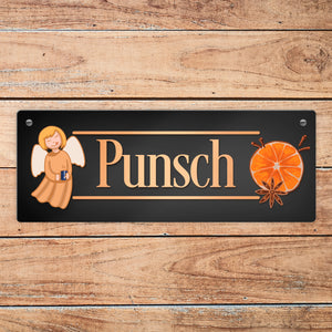 Punsch Metallschild