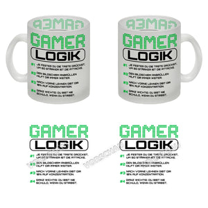 Gamer Logik Kaffeebecher