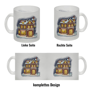 Geschenkeladen Weihnachtsmotiv Kaffeebecher