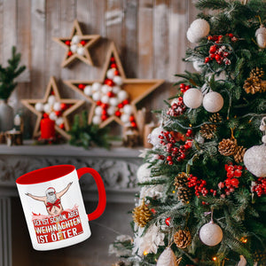 Sex ist schön aber Weihnachten ist öfter Kaffeebecher mit Weihnachtsmann