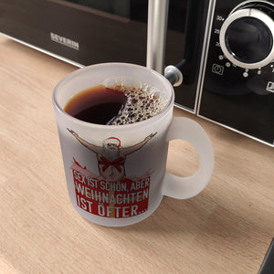Sex ist schön aber Weihnachten ist öfter Kaffeebecher mit Weihnachtsmann