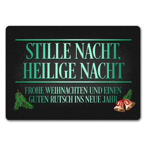 Lasst uns froh und munter sein Weihnachten Fußmatte