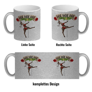 Hoe Hoe Hoe sexy Tänzerin Kaffeebecher zu Weihnachten