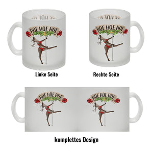 Hoe Hoe Hoe sexy Tänzerin Kaffeebecher zu Weihnachten