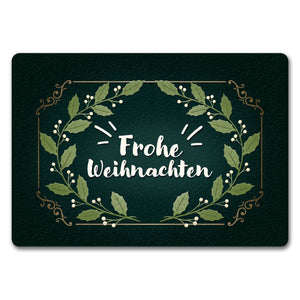 Frohe Weihnachten Mistelzweig Fußmatte